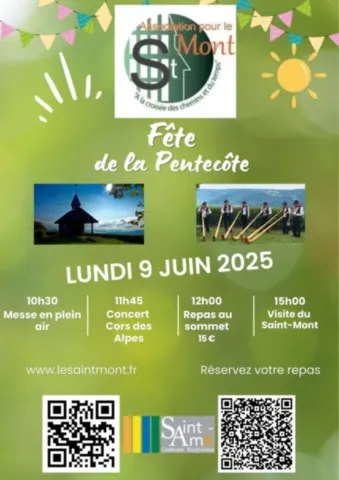 Fête de la Pentecôte Le Saint Mont 